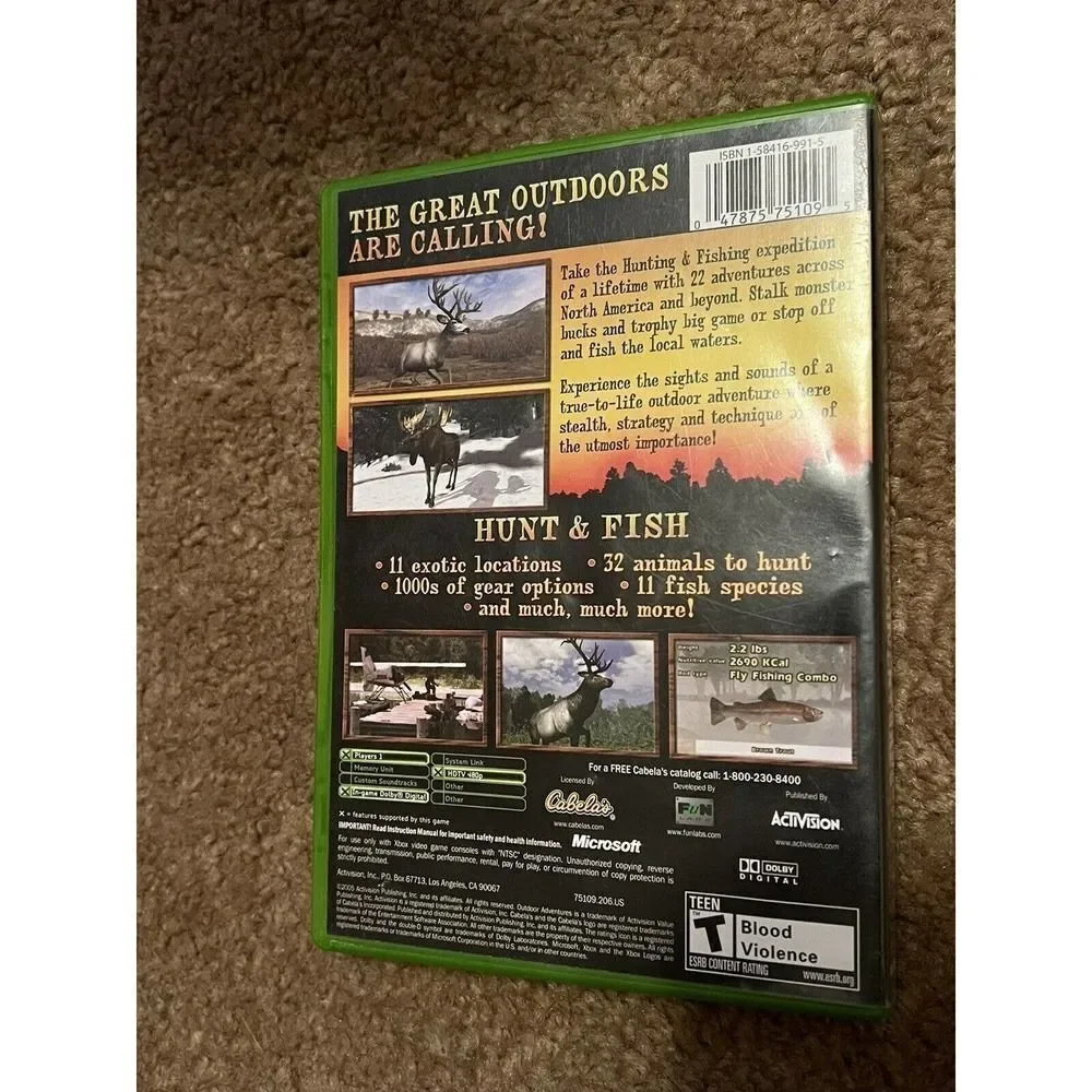 Cabela's Outdoor Adventures (Microsoft Xbox, 2005)